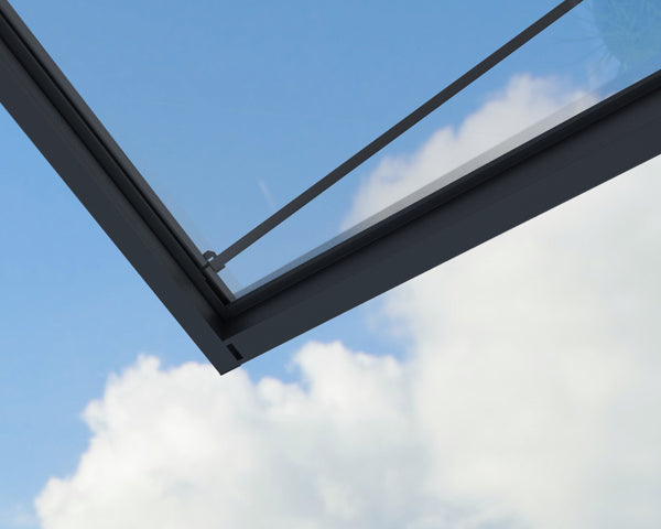 Canopia by Palram Sophia 5 ft. x 10 ft. Door Awning Kit - Grey