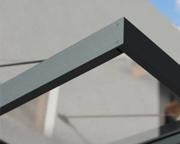 Canopia by Palram Sophia 5 ft. x 10 ft. Door Awning Kit - Grey