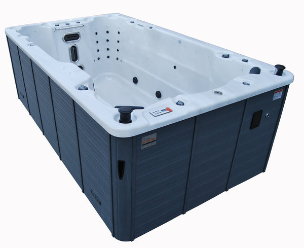 St Lawrence 13ft 12-Person 39 Jet Swim Spa with LED Lighting and Bluetooth Audio