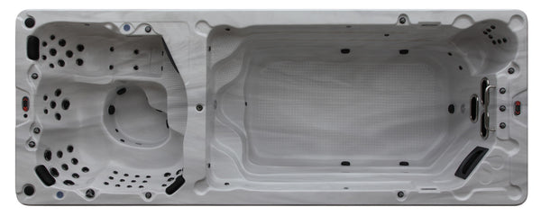 St Lawrence 20ft 17-Person 73 Jet Swim Spa with LED Lighting and Bluetooth Audio