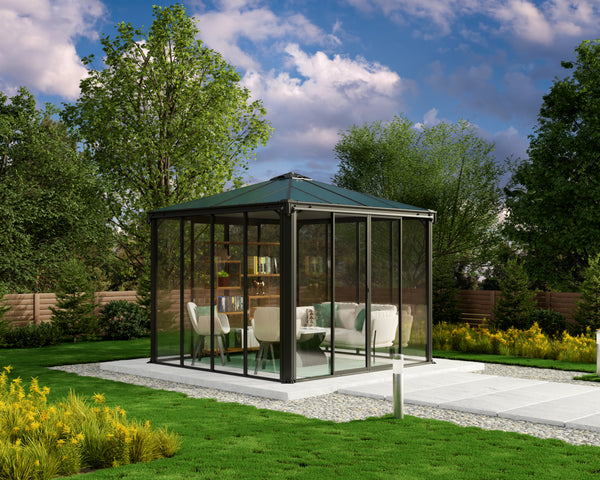 Canopia by Palram Ledro Enclosed Garden Gazebo / Hot Tub Enclosure Solarium
