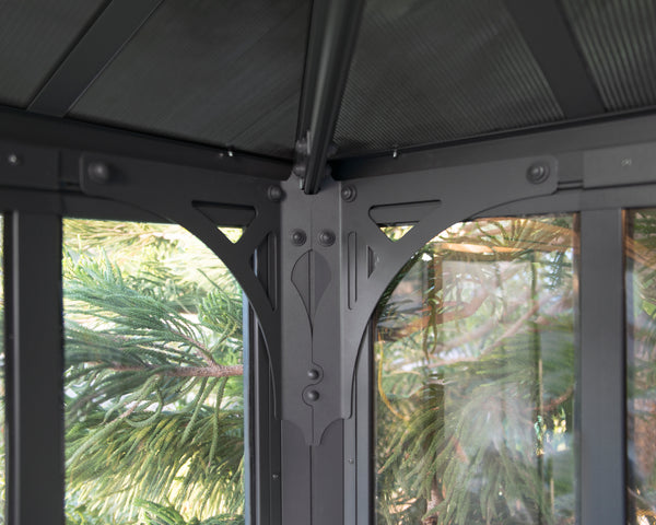 Canopia by Palram Ledro Enclosed Garden Gazebo / Hot Tub Enclosure Solarium