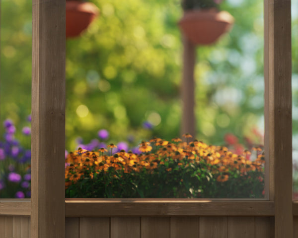 Natura Cedar Wood Greenhouse