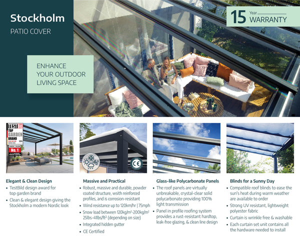 Canopia by Palram - Stockholm™ Patio Covers