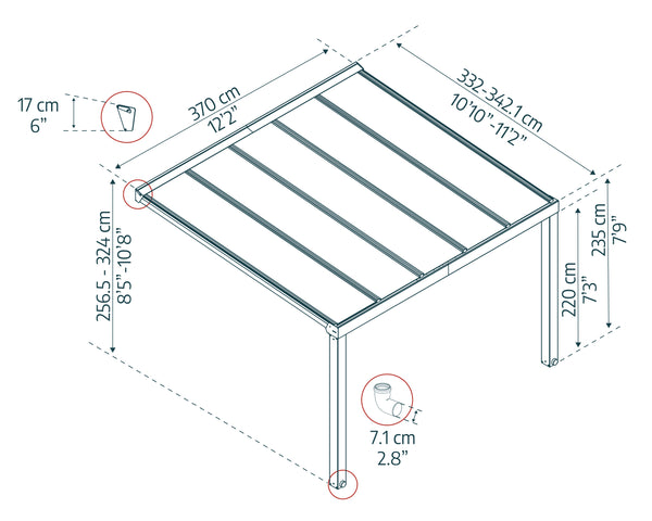 Canopia by Palram - Stockholm™ Patio Covers