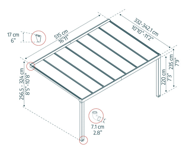 Canopia by Palram - Stockholm™ Patio Covers
