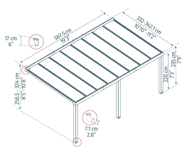 Canopia by Palram - Stockholm™ Patio Covers