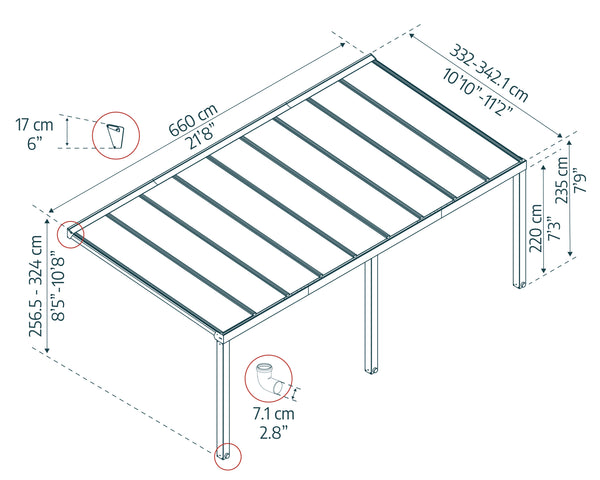 Canopia by Palram - Stockholm™ Patio Covers