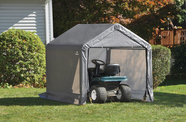 ShelterLogic  Shed-in-a-Box 6' x 6' x 6'  Peak Style Grey Storage Shed