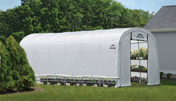 ShelterLogic Grow-IT Heavy Duty Round Greenhouse 12 ft. x 24 ft. x 8 ft.