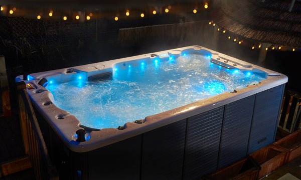 St Lawrence 13ft 12-Person 39 Jet Swim Spa with LED Lighting and Bluetooth Audio